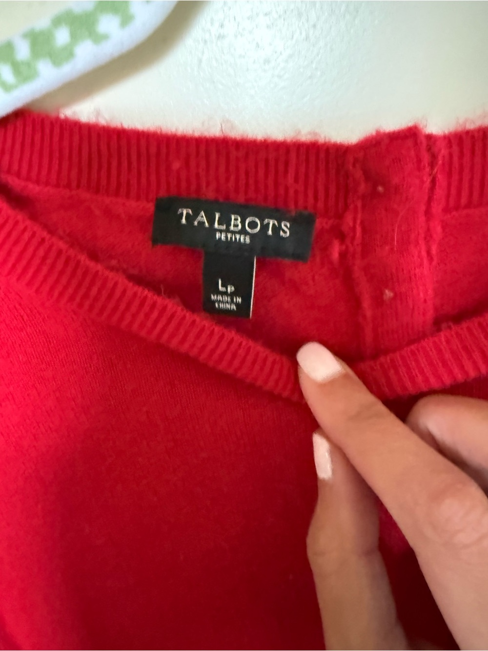 Talbots Red Top - Picture 3 of 3